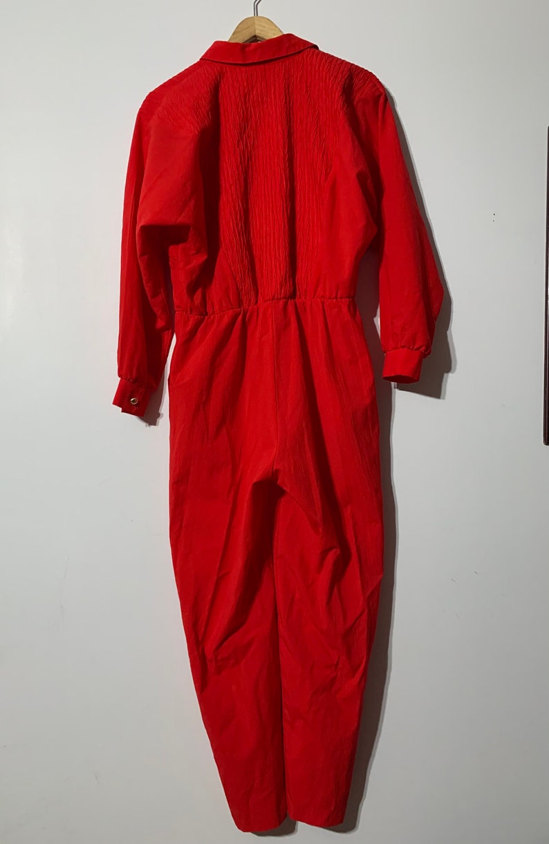 Vintage One Piece RED JUMPSUIT Etsy