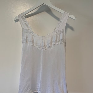 Vintage white PINK LADY camisole / tank top