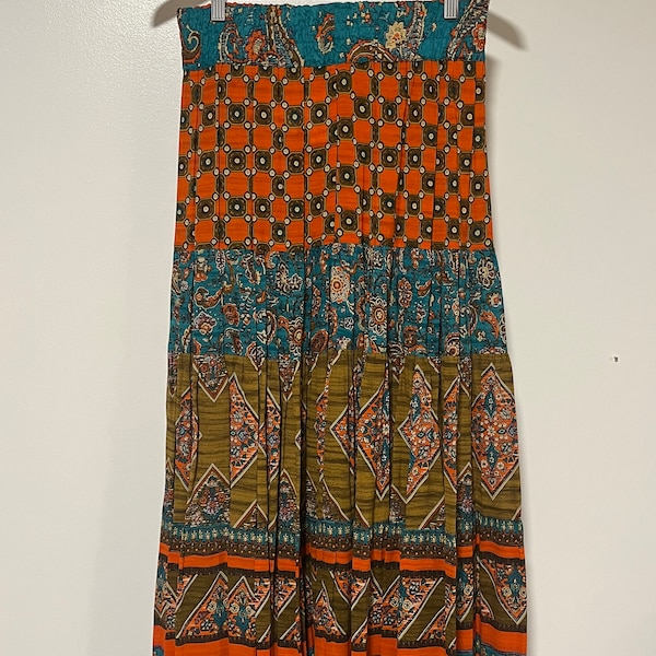 Vintage Dorothy Schoelen Platinum Gypsy Skirt