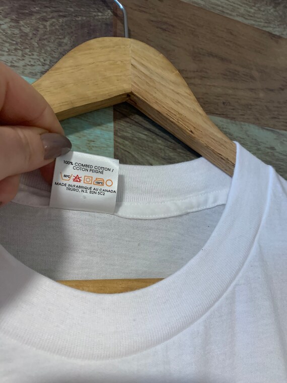 Vintage STANFIELDS basic white tee shirt - image 2
