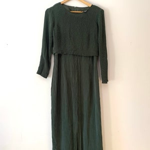 Vintage forest green Sophisticate Dress
