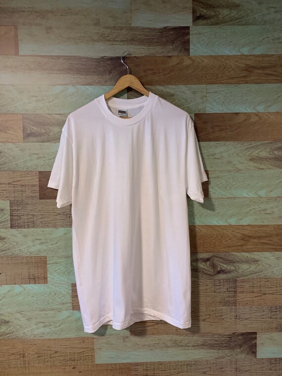 Vintage STANFIELDS basic white tee shirt - image 1