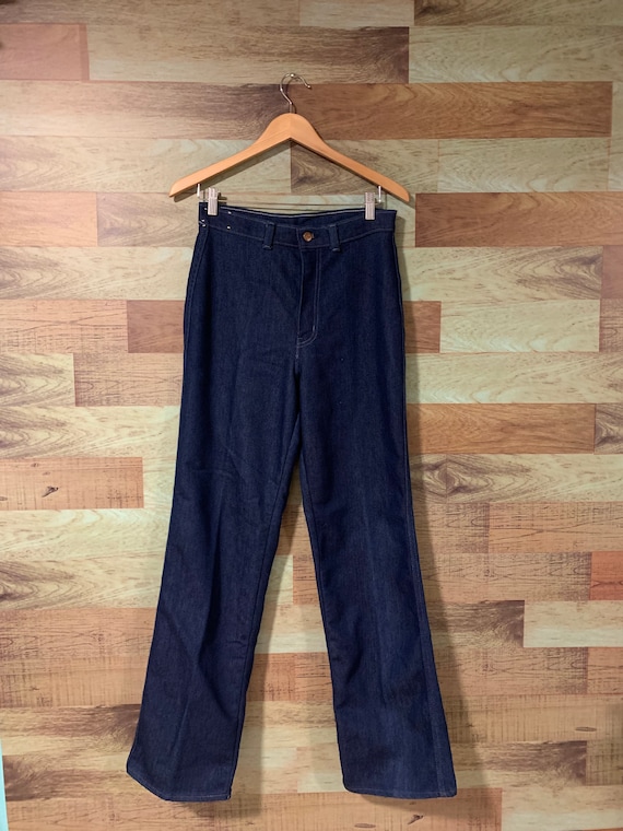 Vintage 1960s 60s GWG KINGS Dark Wash Denim Jeans - Gem