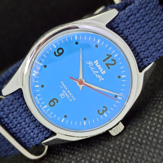 Hmt pilot blue dial new arrivals
