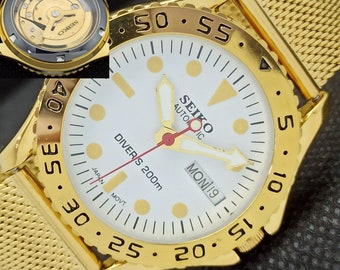 vintage an・an no.5 Victorinox Swiss Army I.N.O.X. V Quartz White Dial Blue