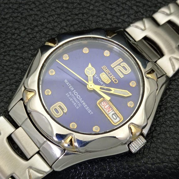 Seiko 5 Sports Automatic Watch – Refurbished Vintage | Japan-Made Men’s Timepiece main image 1