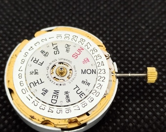 Genuine Vintage Seiko 6309 Automatic Serviced Movement Gold Plated Free Shipping