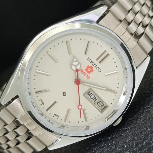 Vintage Seiko Expo 70 Automatic Refurbished Japan 6309a Mens Day