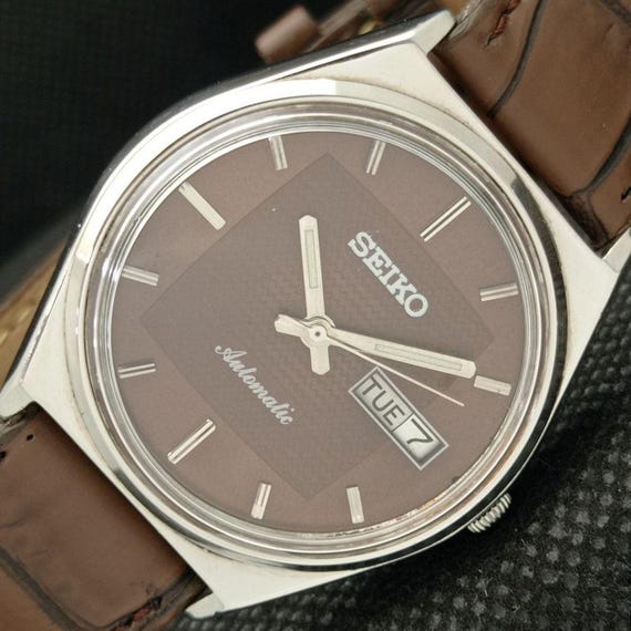 Seiko automatic leather hotsell
