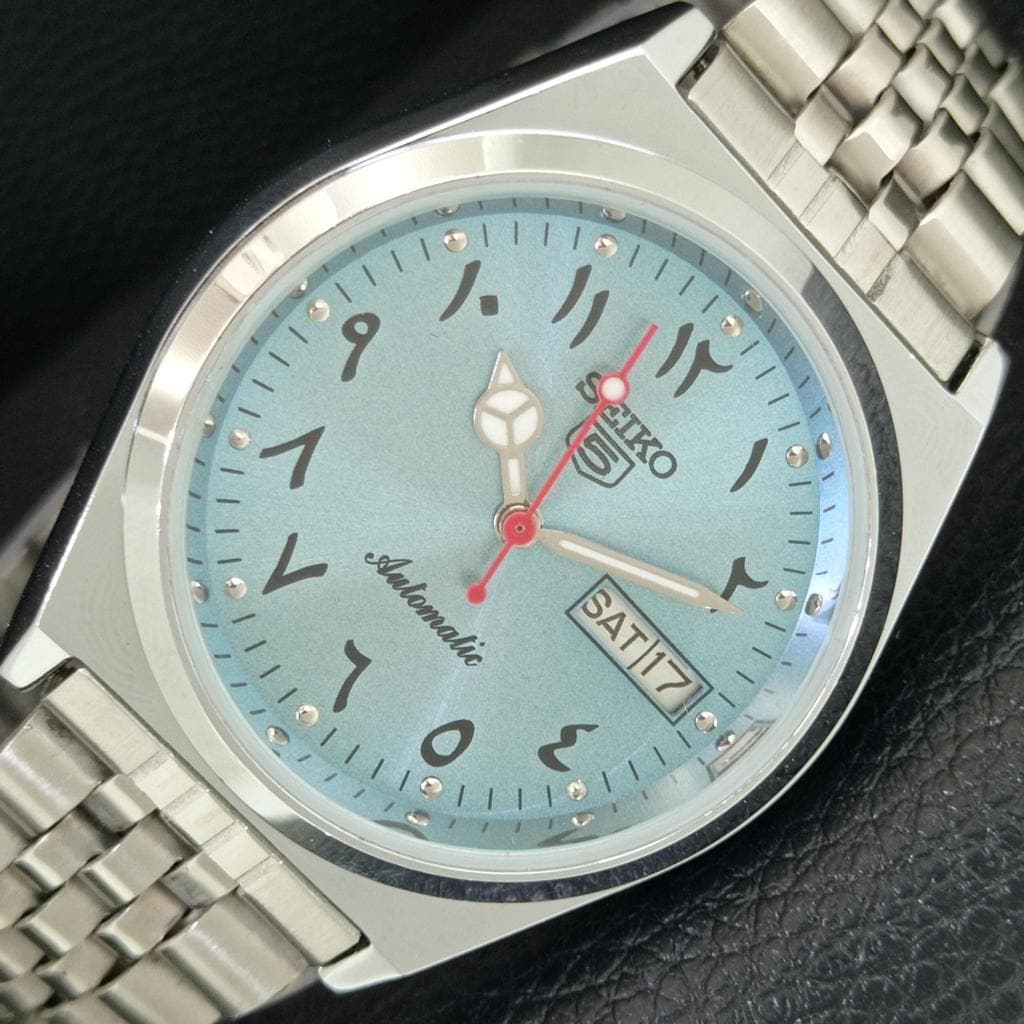 SEIKO mod ライトブルー文字盤 Blue seiko mod - Etsy 日本