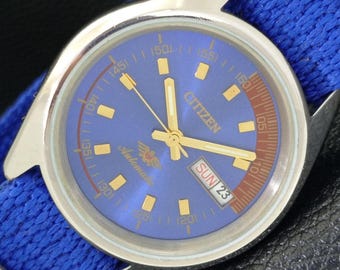 ヴィンテージ シチズン オートマチック 8200 日本製 メンズ デイ