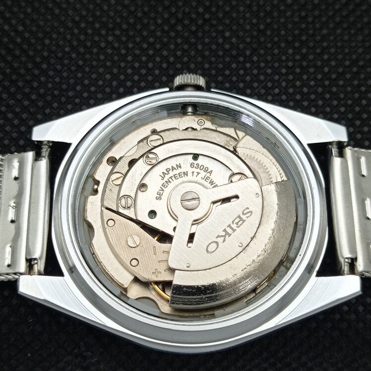 Vintage Refurbished Seiko Automatic 6309a Japan Mens Day/date
