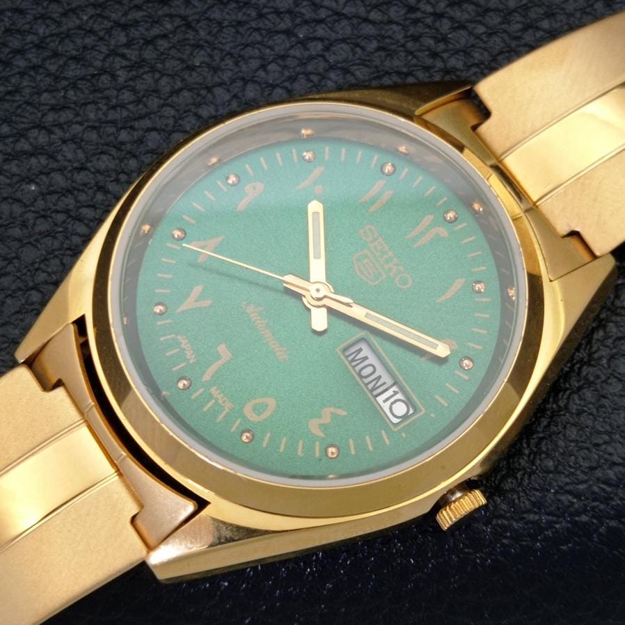Vintage Refurbished Seiko 5 Automatic 6309a Japan Mens Day/date