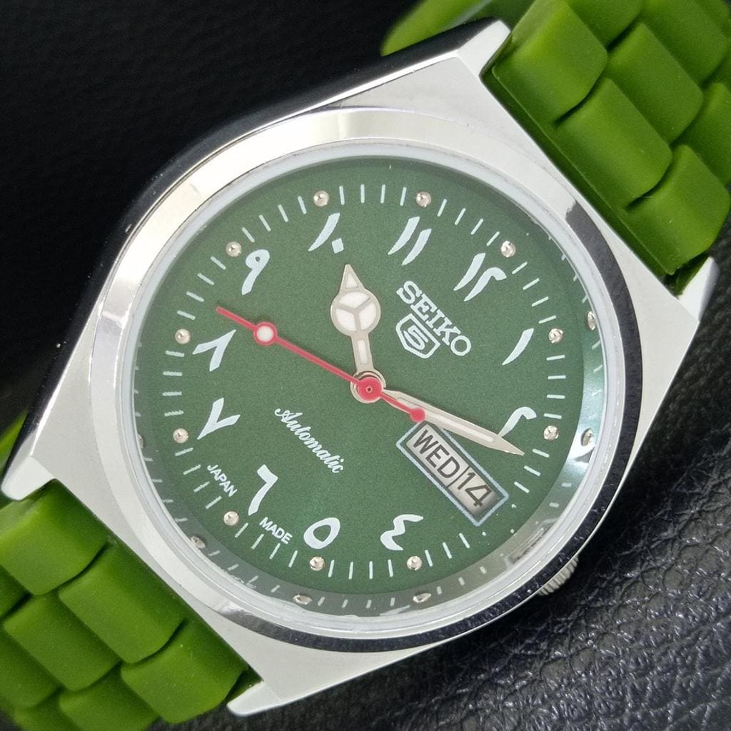 Vintage Refurbished Seiko 5 Automatic 6309a Japan Mens Day/date