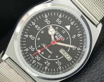 Vtg. 1990 [n Mint] Seiko Spirit 7n43-7180 Day/date Quartz Men's