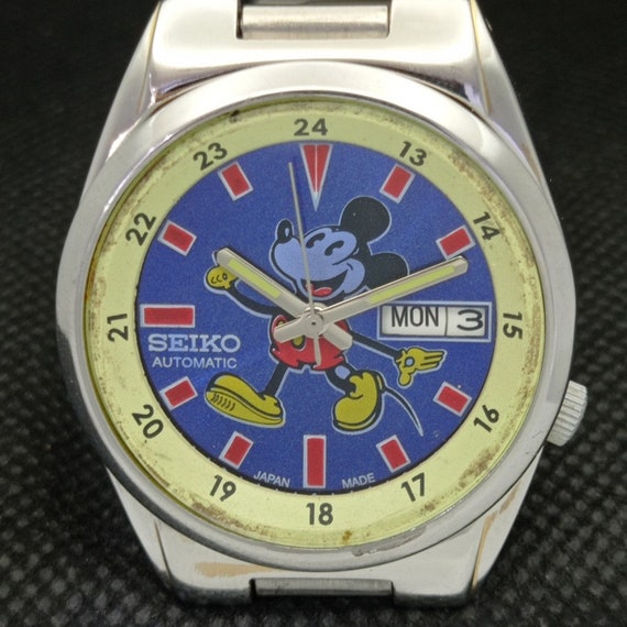 Genuine Vintage Seiko cartoon dial automatic 7s26b ra… - Gem