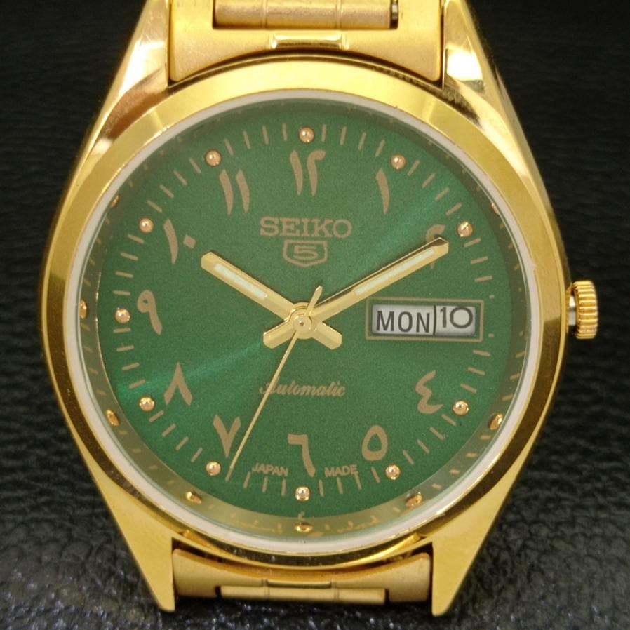 Vintage Refurbished Seiko 5 Automatic 6309a Japan Mens Day/date