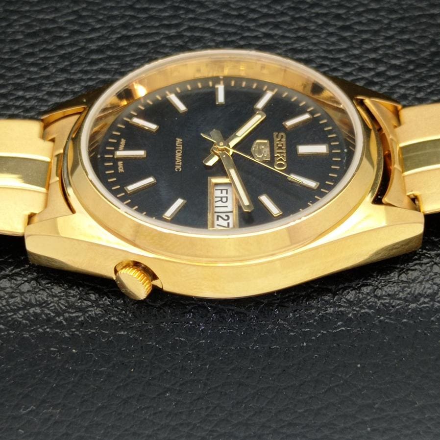 Refurbished Vintage Seiko 5 Automatic Japan 6309a Mens Day