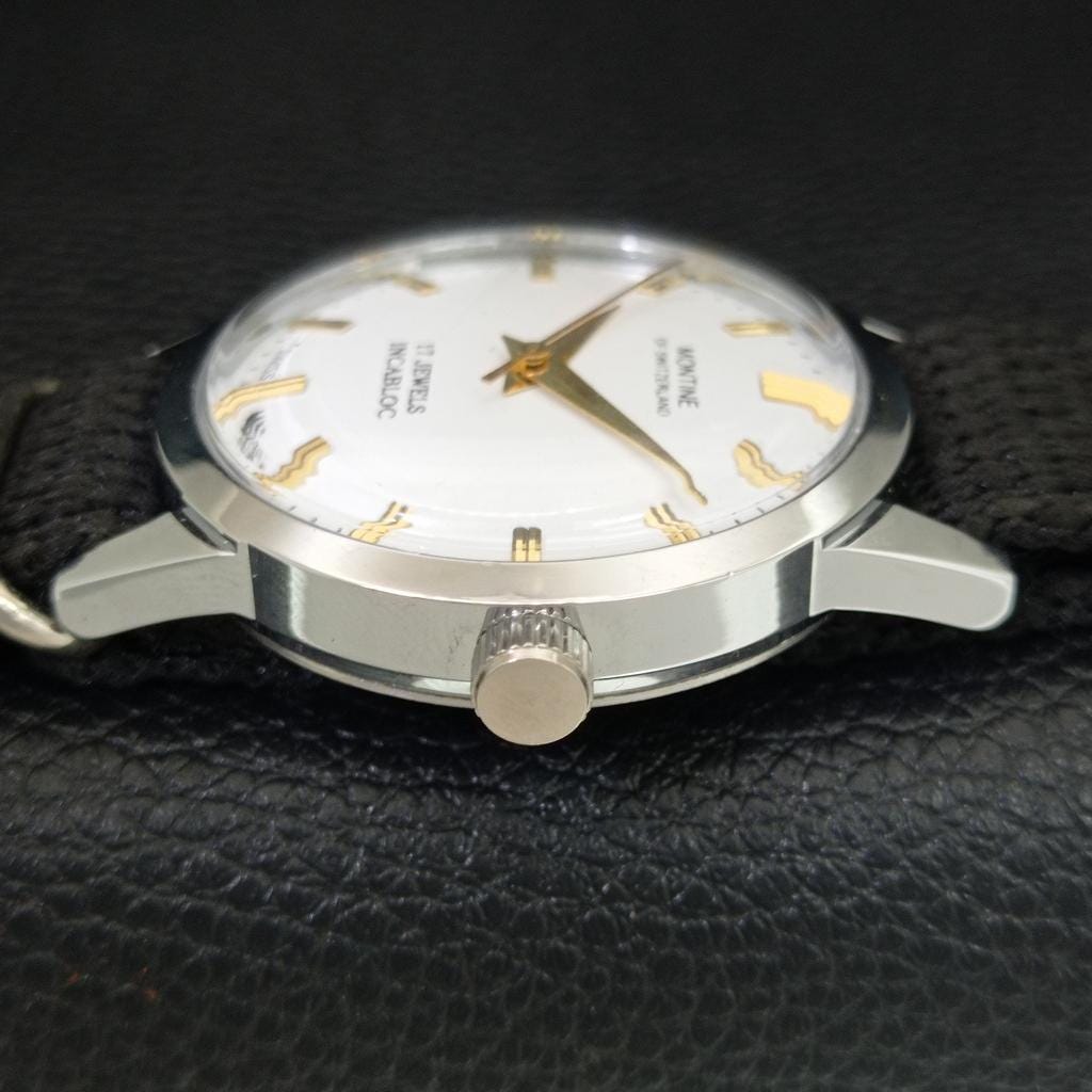 Buy Vintage Montine of Switzerland 17 Jewels Incabloc Winding Mens