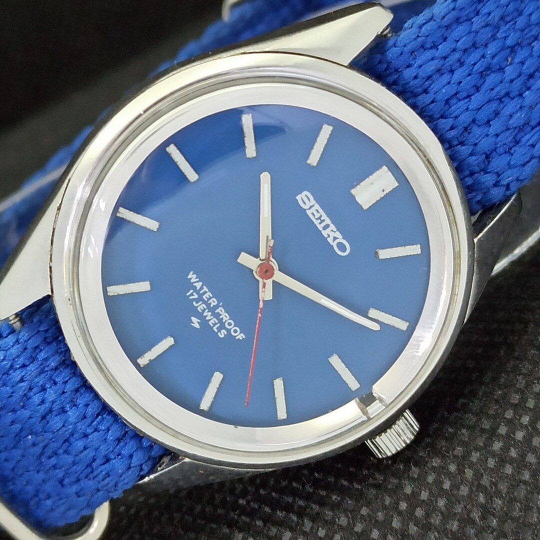 Old Vintage Seiko Winding 66a Japan Mens Blue Dial Watch - Etsy Australia