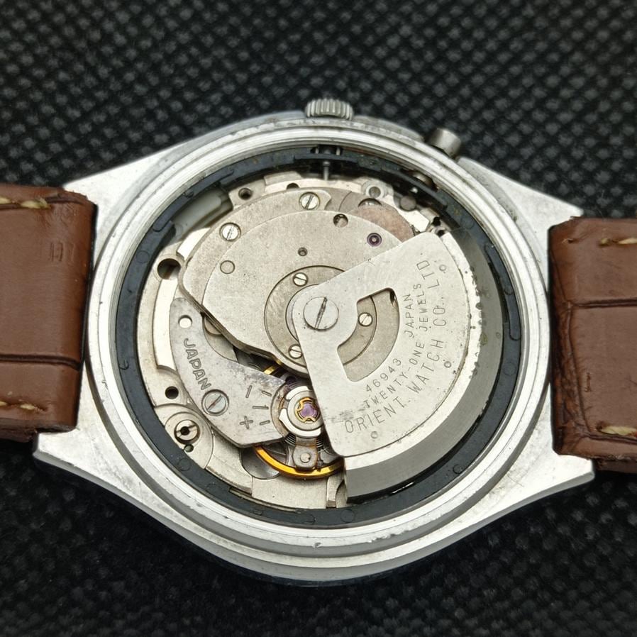 Orient Crystal Old Mens Automatic 46943 Japan Red Dial Watch A424937 a Etsy