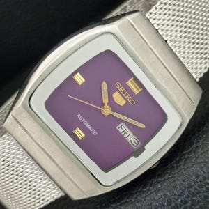 Seiko Purple Dial - Etsy