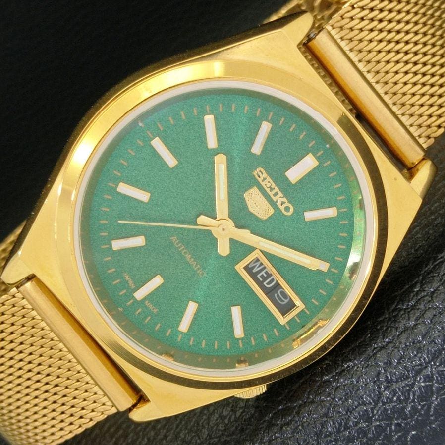 稼働 SEIKO 腕時計 ゴールド文字盤 バングル ヴィンテージ 634 84994304.jpg?1457627376