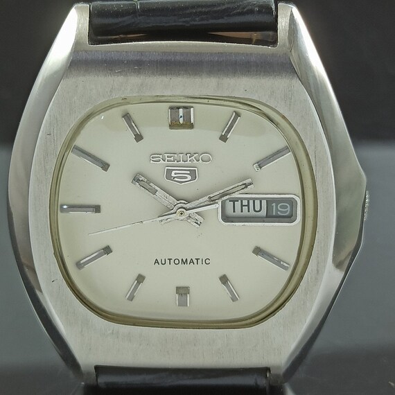 Old Vintage Seiko 5 Automatic 6119c Japan Mens Day/date White - Etsy Hong  Kong