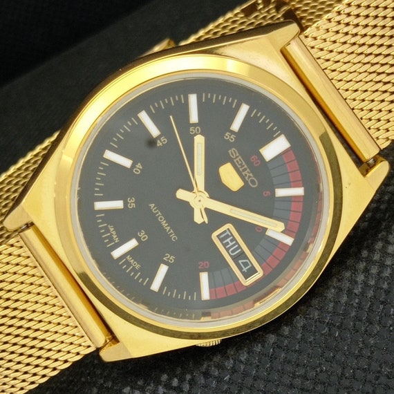 Vintage Refurbished Seiko 5 Automatic 6309a Japan Mens Day date