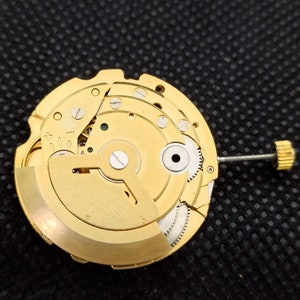 Genuine Vintage Seiko 6309 Automatic Serviced Movement Gold Plated Free Shipping image 2
