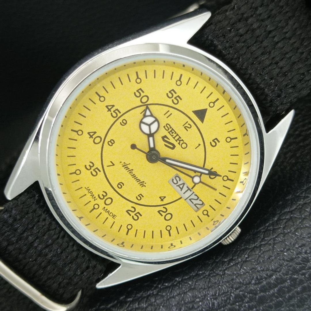Refurbished Vintage Seiko 5 Automatic 6309a Japan Mens Day/date