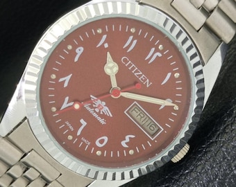 Vintage Refurbished Citizen Automatic 8200 Japan Mens Day/date