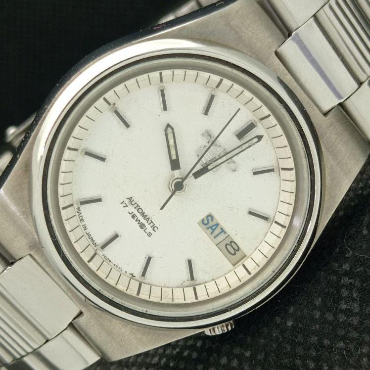 Vintage Seiko 5 1985 Etsy