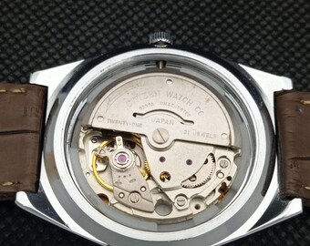 たか様H107_A1シルバー Vintage Refurbished Citizen Automatic 8200 Japan Mens Date