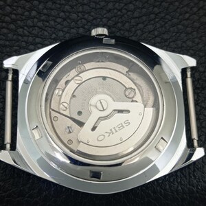 Vintage Seiko 5 Automatic Japan 6309a Day/Date Refurbished Mens Arabic Black Color Dial Transparent Back Wrist Watch a442591-1 image 9