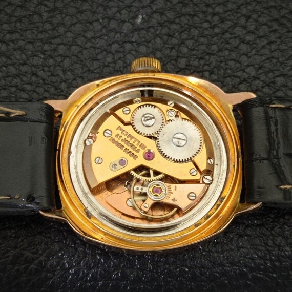 Date @ 1 Vintage Fortis Trueline Hand-wnding Swiss Mens Gold
