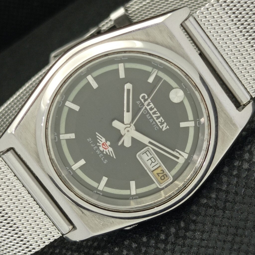 Vintage Citizen Automatic 8200 Japan Mens Day/date Original