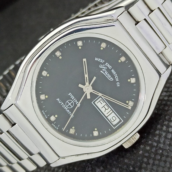 時計 40s WEST END WATCH CO. Sowar Prima Vintage West End Watch Co Sowar Prima Automatic Swiss Mens Day