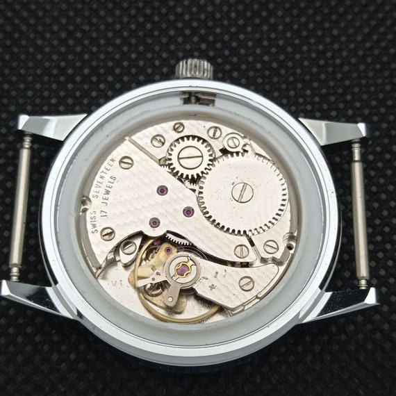 Vintage Montine of Switzerland 17 Jewels Incabloc Winding Mens White Dial Watch A285414 1 Etsy