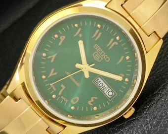 Vintage Refurbished Seiko 5 Automatic 6309a Japan Mens Day/date