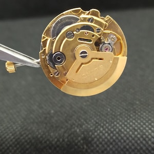 Genuine Vintage Seiko 6309 Automatic Serviced Movement Gold Plated Free Shipping image 4
