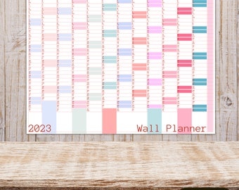 2020 Annual Year Wall Planner Multi Styled ✔Staff ✔HolidaysA4 A3 A2 A1 A0 