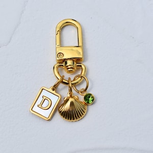 Charms de sac porte-clés porte-breloques multiples anneau de luxe breloque de sac en or porte-clés breloque de sac à main femme accessoires de sac cadeau pour elle