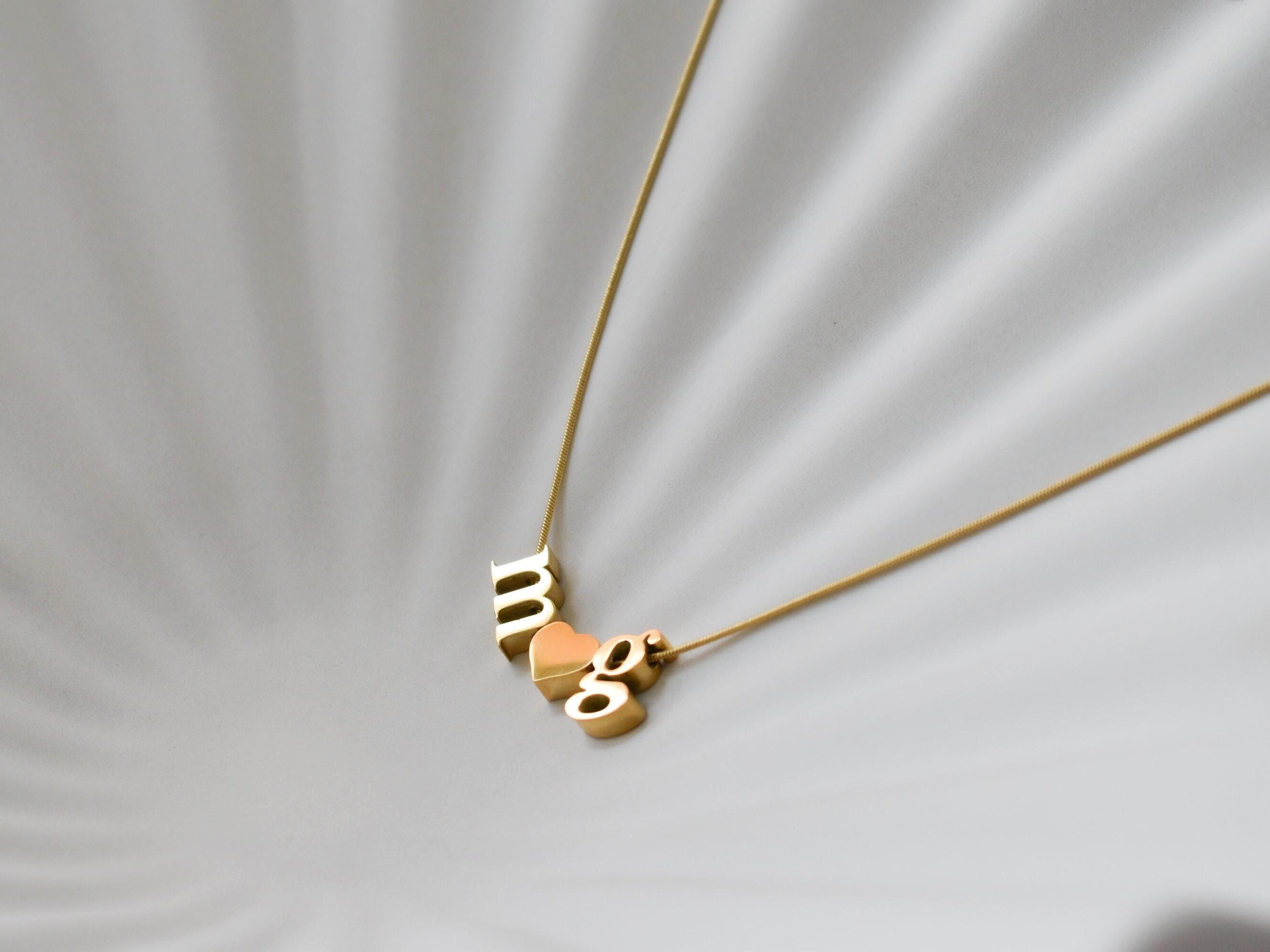leeENoir■Flow Initial Necklace (snake chain) ネックレス leeENoir□Flow Initial Necklace (snake chain) ネックレス