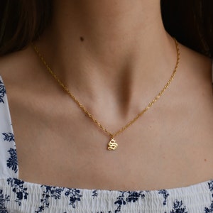 Add on Gold Filled Charms Pendants for Necklace Bracelet Anklets Jewelry 18k Anti Tarnish Waterproof Minimalist Charm with Crystal Stones image 10