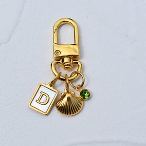 Bag Charms Keychain Holder Multiple Charms Holder Ring Luxury Gold Bag Charm Key Holders Purse Charm Women Bag Accessories Gift for Her Mom