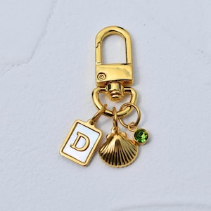 Bag Charms Keychain Holder High Quality Charm Holder Cluster Chain Luxury Trendy Gold Key Purse Charm Women Bag Accessories Gift for Her Mom