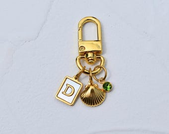 Bag Charms Keychain Holder High Quality Charm Holder Cluster Chain Luxury Trendy Gold Key Purse Charm Women Bag Accessories Gift for Her Mom