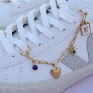 Shoe Charm Chain for Sneakers Shoelace Charms Custom Initial ...