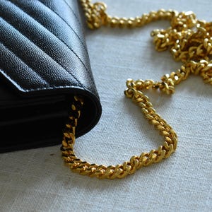 Gold Purse Chain - High Quality Lux Link Strap Bag Accessories Luxury Purse Chain Handbag Crossbody Shoulder Top Chain For Wallet Women Gift